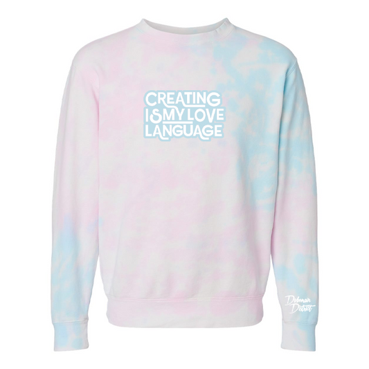 Creating Is My Love Language Sweater
